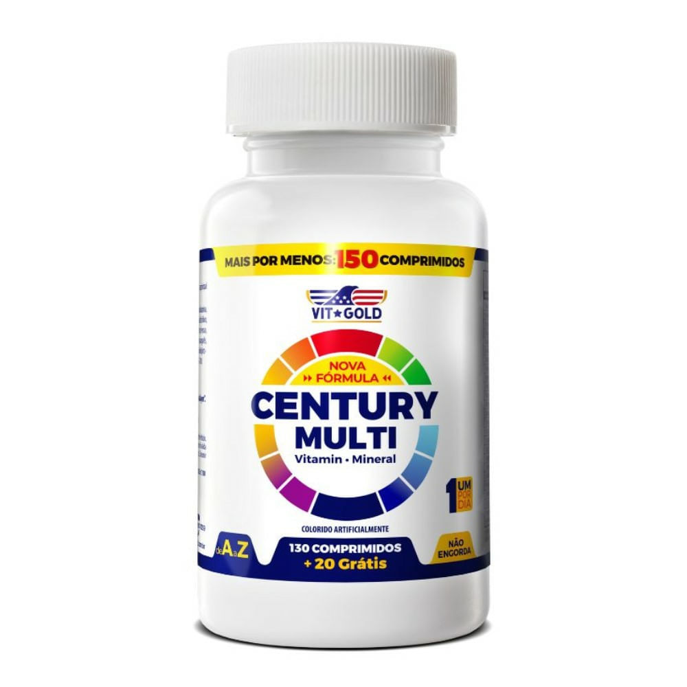 Multivitaminico Century Multi Vitgold 130 + 20 Comprimidos