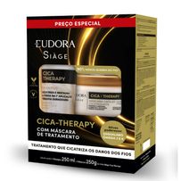 Kit Siàge Cica Therapy Shampoo 250ml + Máscara Capilar 250g