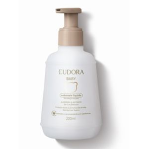 Sabonete Líquido Cabeça Aos Pés Eudora Baby Algodão E Extrato De Calêndula 200ml