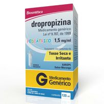 Dropropizina Pediátrico 1,5mg/ml Biosintética Xarope 120ml