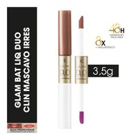 Batom Líquido Eudora Glam Duo Clínica Micropigmentação Mascavo Irresistível 3,5g