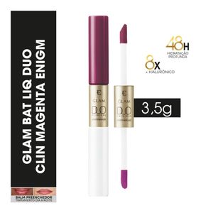 Batom Líquido Eudora Glam Duo Clinical Micropigmentação Marsala Enigmática 3,5g
