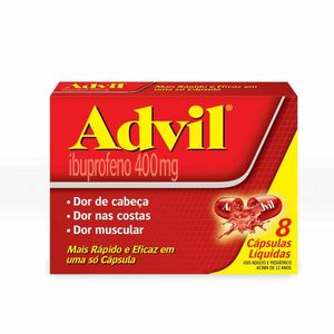 Advil Extra Alívio 400mg 8 Cápsulas