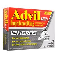 Advil 12h 600mg 12 Comprimidos