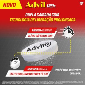 Advil 12h 600mg 12 Comprimidos