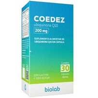 Coedez Q10 200mg Biolab 30 Cápsulas