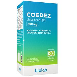 Coedez Q10 200mg Biolab 30 Cápsulas