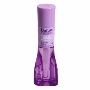 Esmalte Dailus Finalização Que tudo Termine Em Brilho Top Coat Brilho 8ml