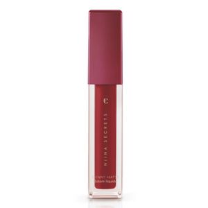 Batom Líquido Eudora Niina Secrets Skinny Matte Vermelho Hibisco 5ml