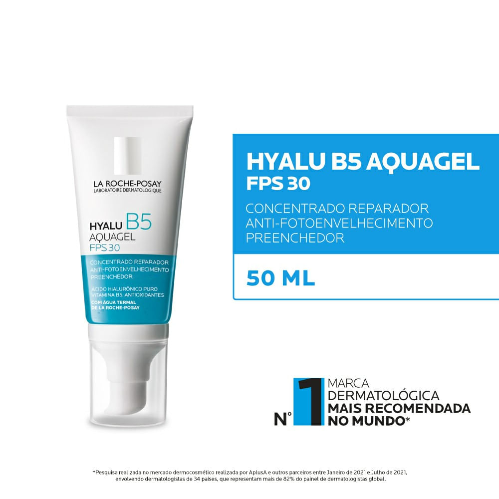 Concentrado Reparador La Roche Posay Hyalu B5 Aquagel FPS30 50ml