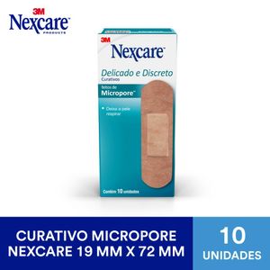 Curativo Nexcare Feitos De Micropore 10 Unidades