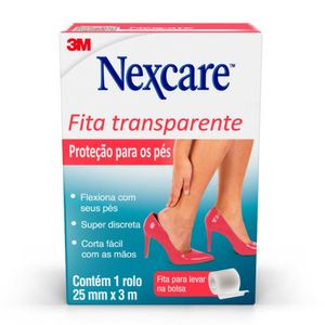 Fita Protetora Para Os Pés Nexcare 25mm X 3m 1 Unidade