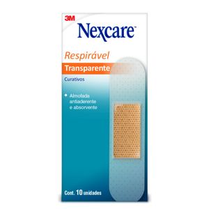 Curativos Nexcare Transparentes 10 unidades