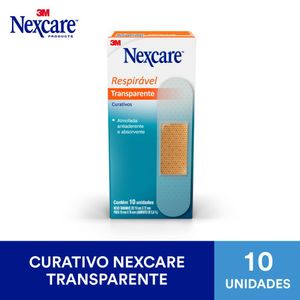 Curativos Nexcare Transparentes 10 unidades