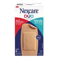 Curativo Nexcare Duo Joelho E Cotovelo Remoção Sem Dor 6 Unidades