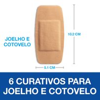 Curativo Nexcare Duo Joelho E Cotovelo Remoção Sem Dor 6 Unidades