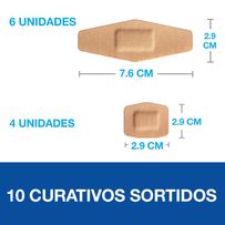 Curativo Nexcare Duo Remoção Sem Dor Tamanhos Diferentes 10 Unidades