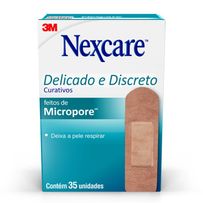 Curativos Feitos de Micropore Nexcare 35 unidades