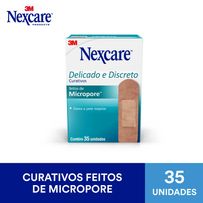 Curativos Feitos de Micropore Nexcare 35 unidades