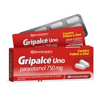 Gripalcê Uno 750mgml Brasterápica 20 Comprimidos
