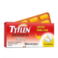 Tyflen Paracetamol 750mg 20 Comprimidos