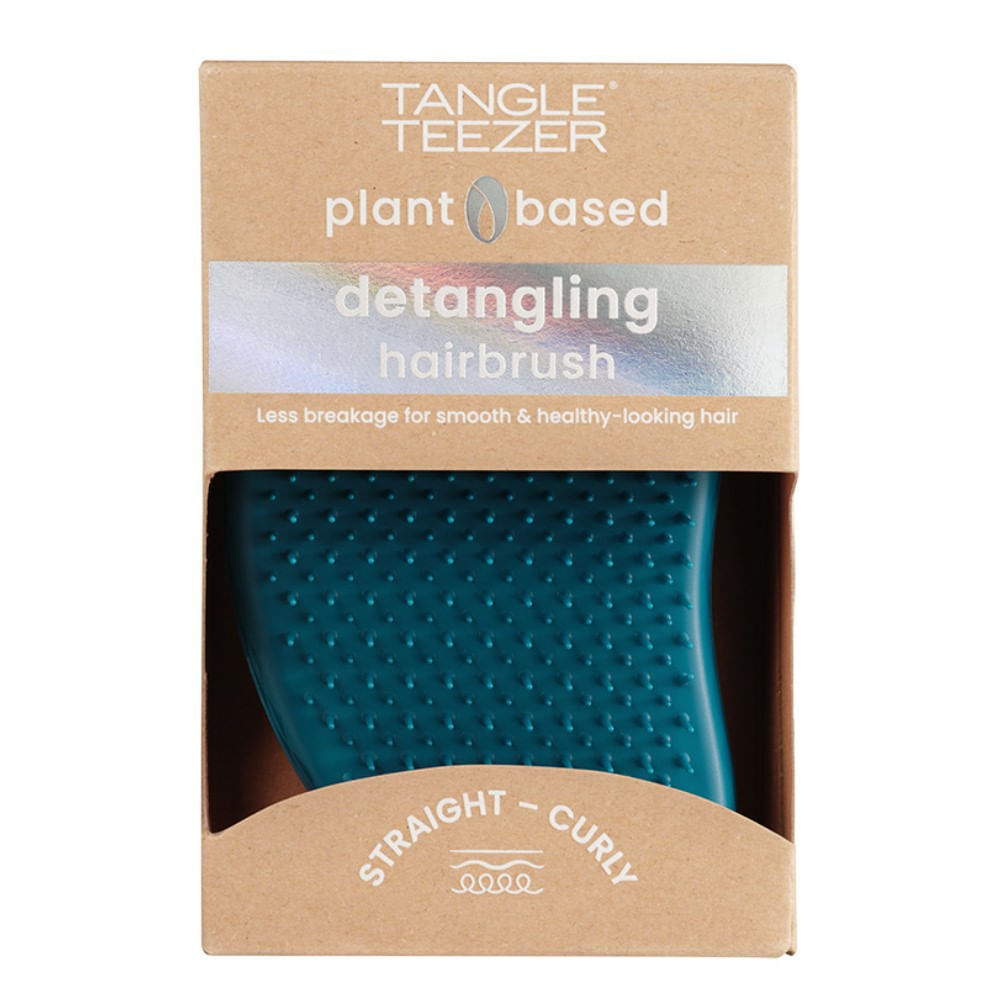 Escova De Cabelo Tangle Teezer The Original Plant Brush Blue 1 Unidade