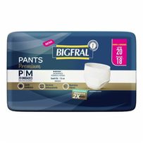 Roupa Íntima Descartável Unissex Bigfral Pants Premium P/M 20 Unidades