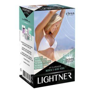 Kit Descolorante Para Pelos Lightner Menta e Aloe Vera 1 Unidade