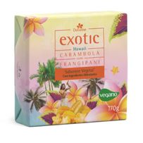 Sabonete Em Barra Davene Vegetal Exotic Hawaii Carambola Com Frangipani 170g
