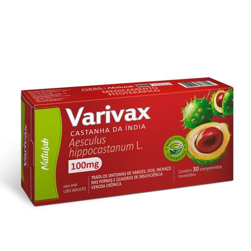 Varivax 100mg Natulab 30 comprimidos