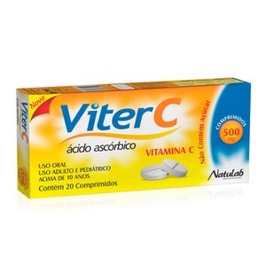 Viter C 500mg Natulab 20 Comprimidos