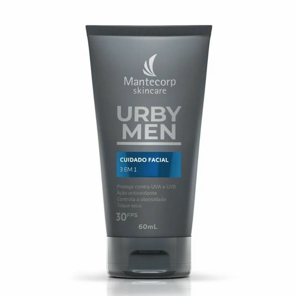 Loção Facial Urby Men 3 Em 1 Fps 30 60ml