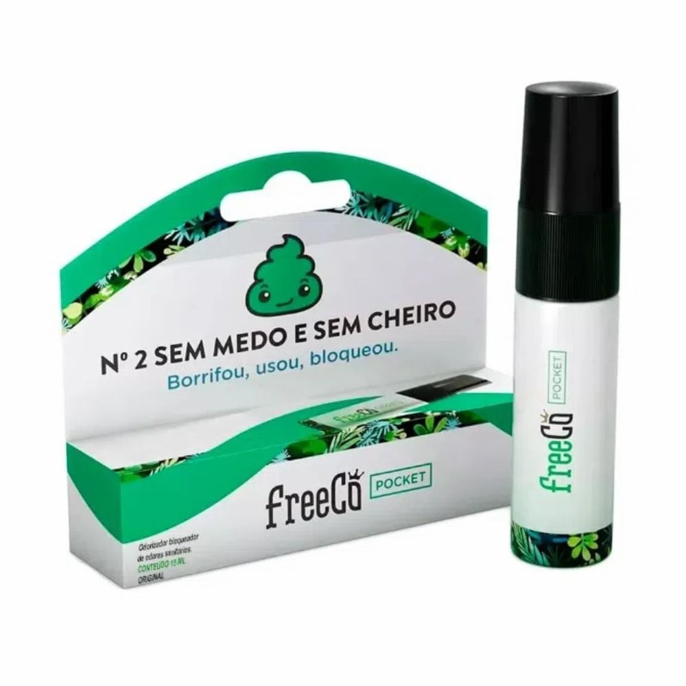 Bloqueador de Odores Sanitário Freecô Pocket Capim Limão 15ml
