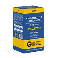 Cloridrato de Ambroxol 3mg/ml Cimed Pediátrico Xarope 120ml