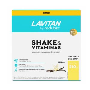 Shake & Vitaminas Lavitan By Redubío Baunilha 210g