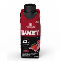 Bebida Láctea Piracanjuba Whey Zero Lactose Sabor Frutas Vermelhas 23g - 250ml