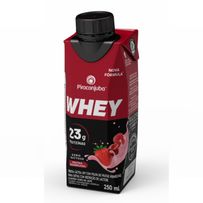 Bebida Láctea Piracanjuba Whey Zero Lactose Sabor Frutas Vermelhas 23g - 250ml