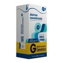 Dipirona Monoidratada 1g Ems Genérico 20 Comprimidos