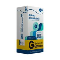 Dipirona Monoidratada 1g Ems Genérico 20 Comprimidos