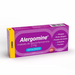 Alergomine 2mg Cimed 20 Comprimidos