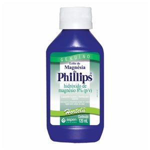 Leite De Magnésia Phillips Sabor Hortelã 120ml