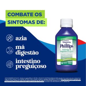 Leite De Magnésia Phillips Sabor Hortelã 120ml