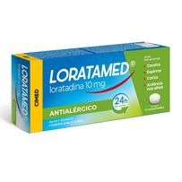 Antialérgico Loratamed 10mg Cimed 12 Comprimidos