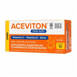 Suplemento Alimentar Cimed Aceviton Tripla Ação 10 Comprimidos Efervescentes
