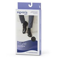 Meia De Compressão Graduada Sigvaris Men Style Urban Colors 20-30mmhg Grafite M 1 Par