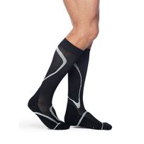 Meia Esportiva Sigvaris Sports Performance 20-30mmHg G2 Preta Ponteira Fechada 1 Par