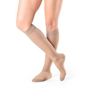 Meia 3/4 Panturrilha Sigvaris Style Ever Sheer 20-30mmHg Transparência P2 1 Par