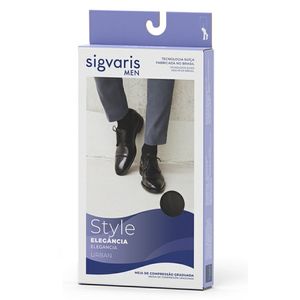 Meia Compressão Sigvaris Men Style Urban Colors 20-30mmHg Azul P 1 Par