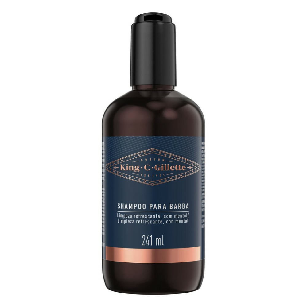 Shampoo Para Barba King C Gillette 241ml