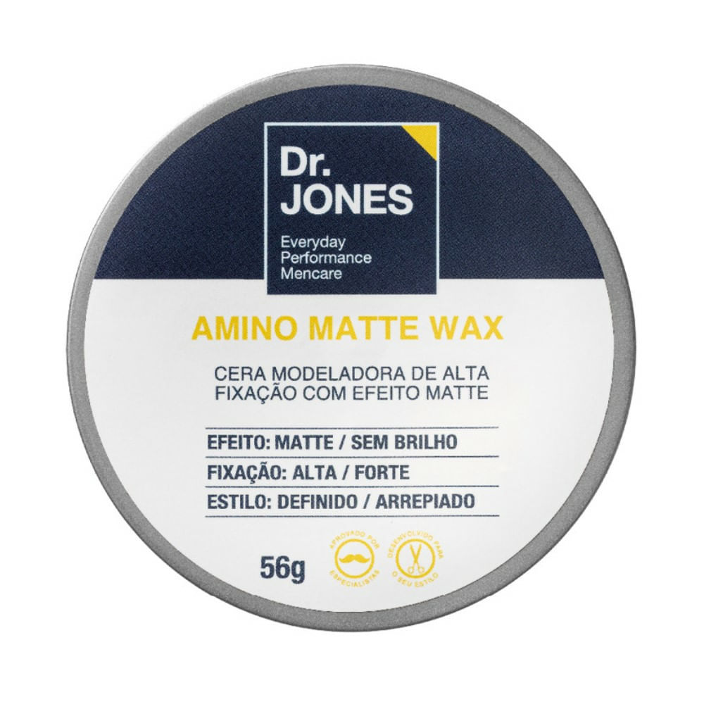 Cera Modeladora Para Cabelo Dr. Jones Amino Matte Wax 56g